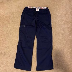 Koi navy scrub pants